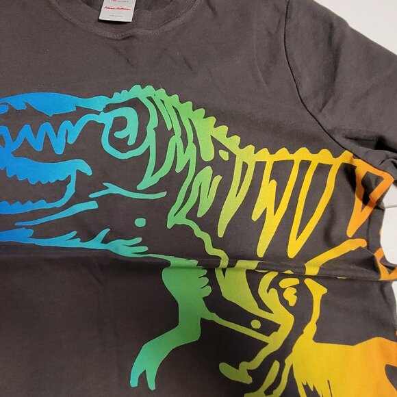 HANNA ANDERSSON Short Sleeve Graphic T-Rex Dino Tee Top - 130 (8) - (NEW) - Picture 4 of 6